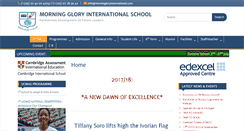 Desktop Screenshot of morningglory-school.com