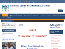 Tablet Screenshot of morningglory-school.com